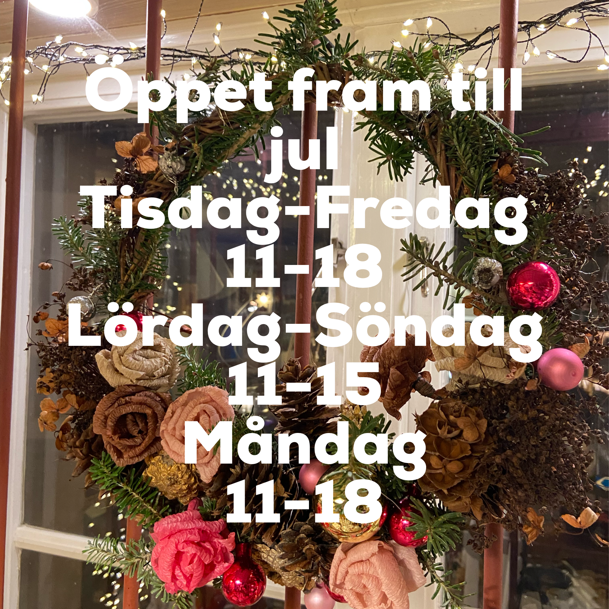 Läs mer om artikeln Öppet varje dag fram till jul!